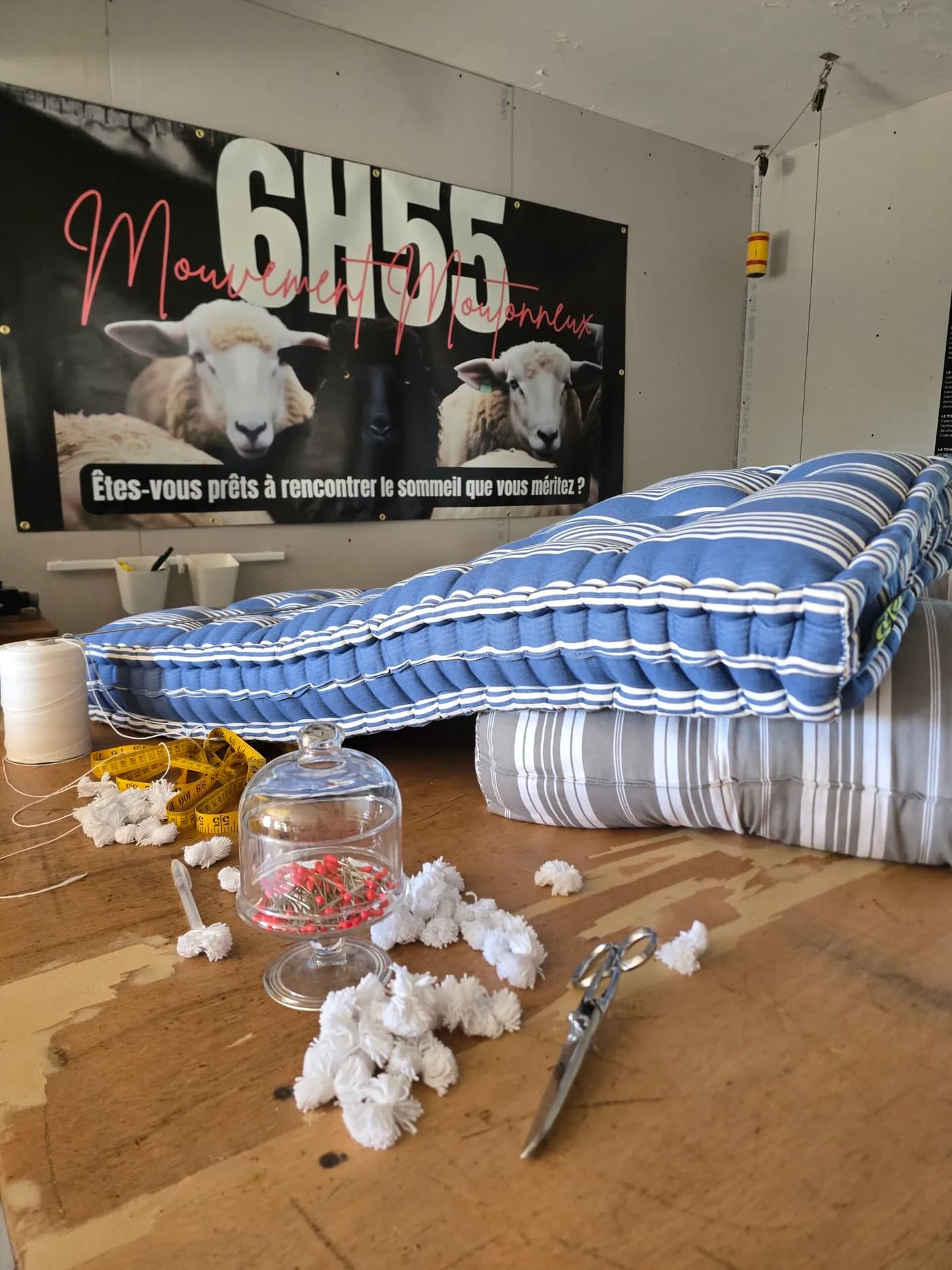 L’atelier 6h55, mouvement moutonneux