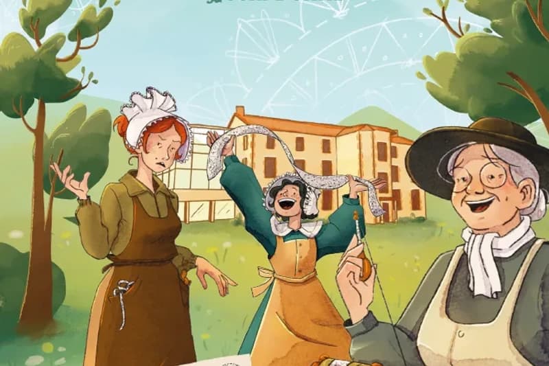 affiche de l'escape game au musée des manufactures de dentelles de retournac