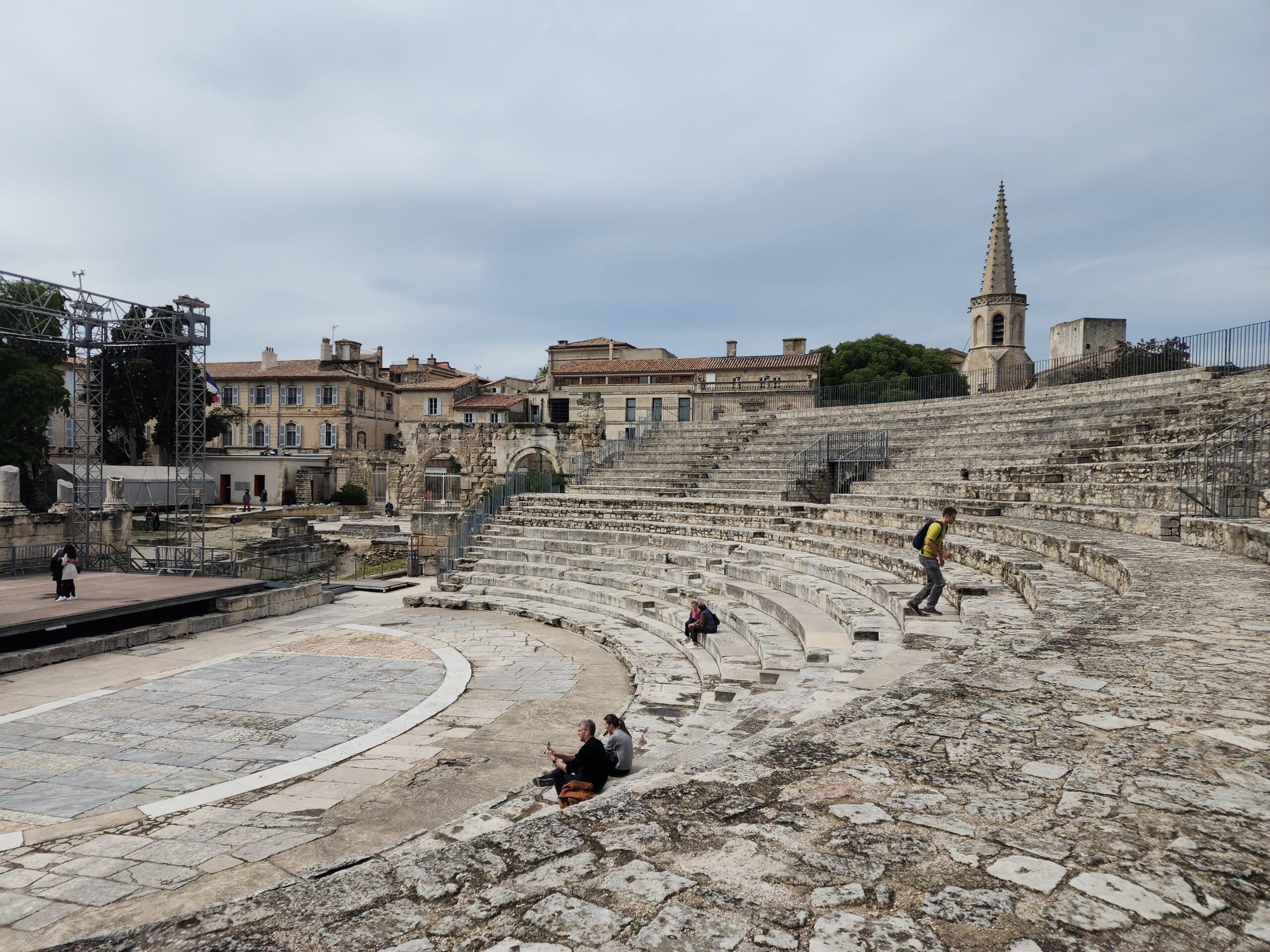 Gradins du théâtre d'Arles