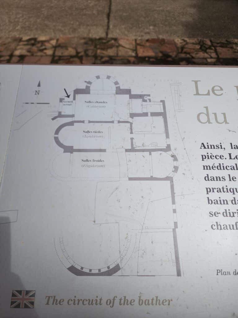 Parcours dans les thermes