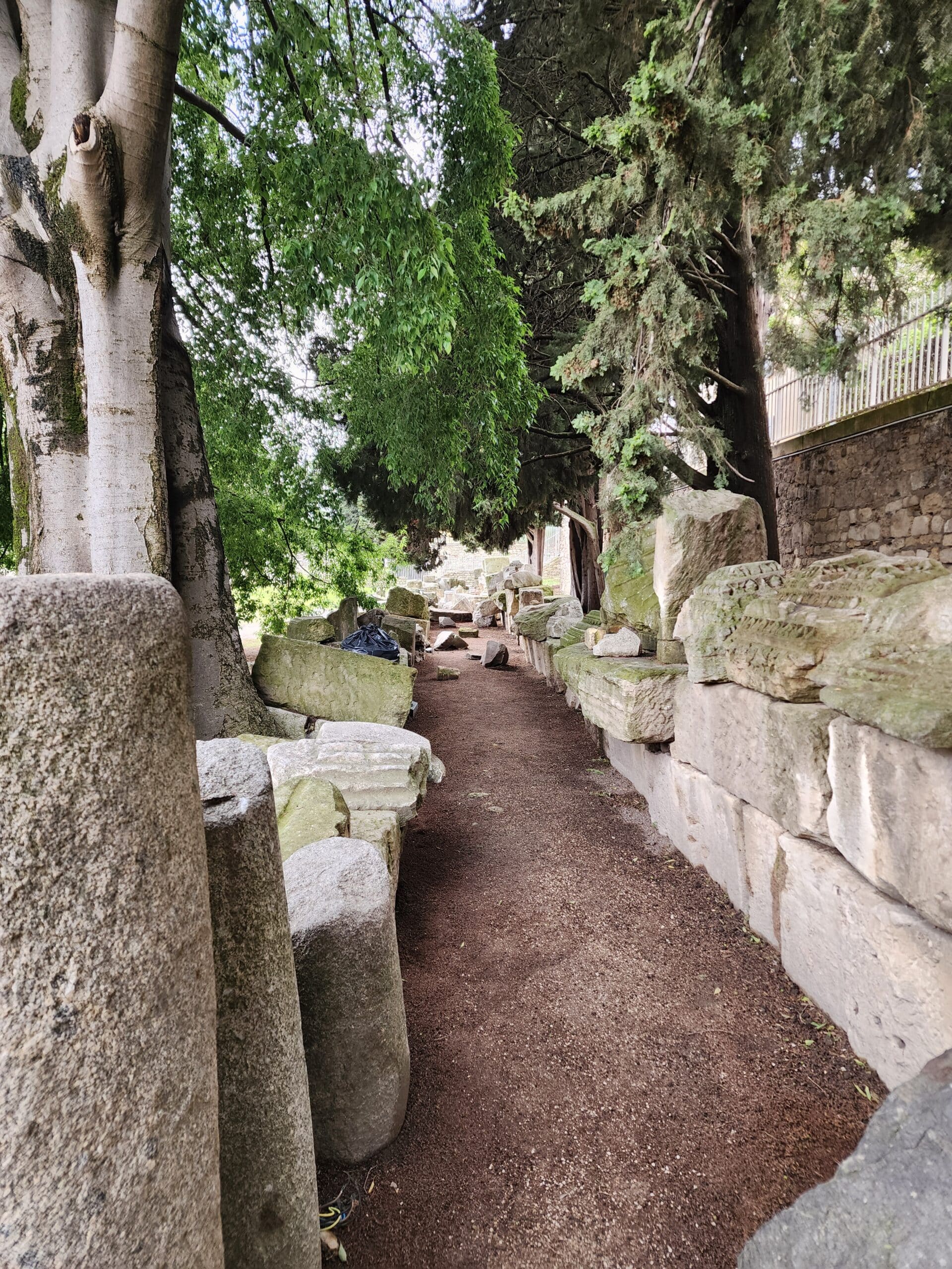 arrière du théâtre