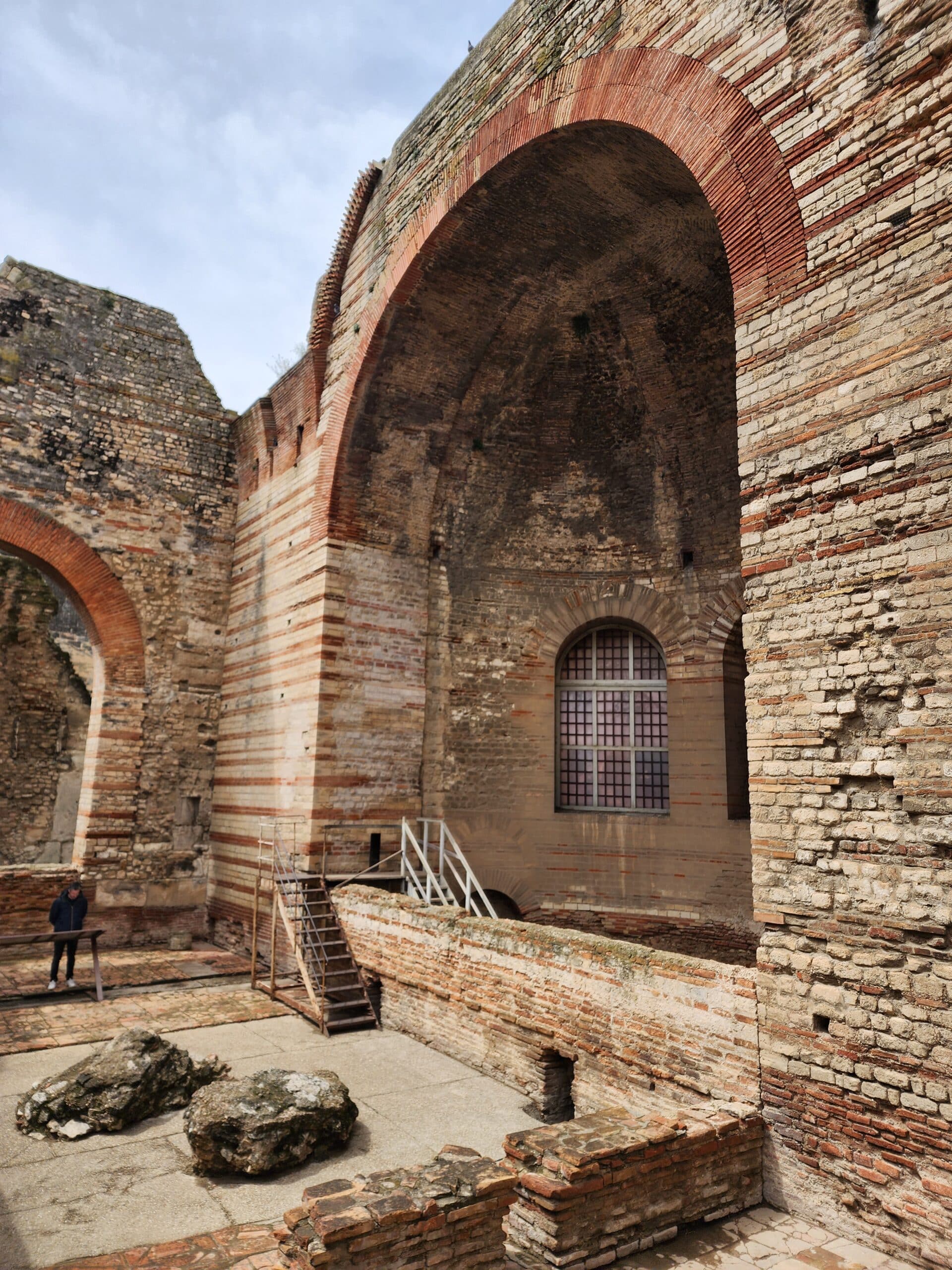 voûte dans les thermes de Constantin