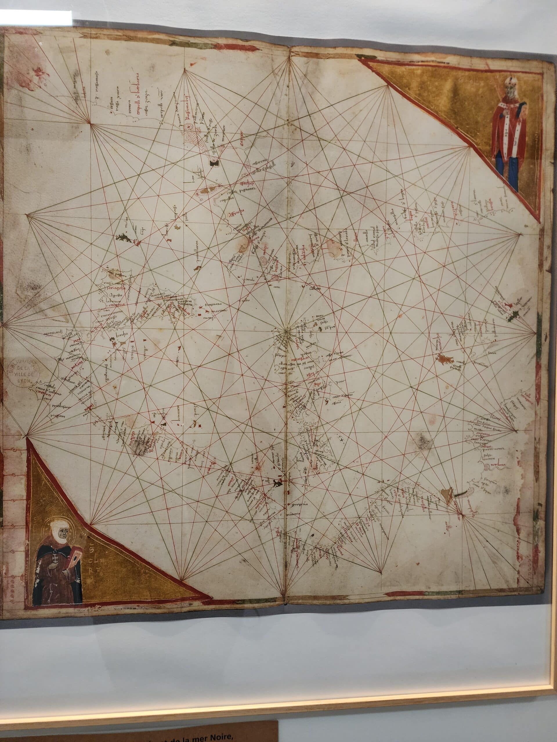 Carte exposée au musée de la Camargue