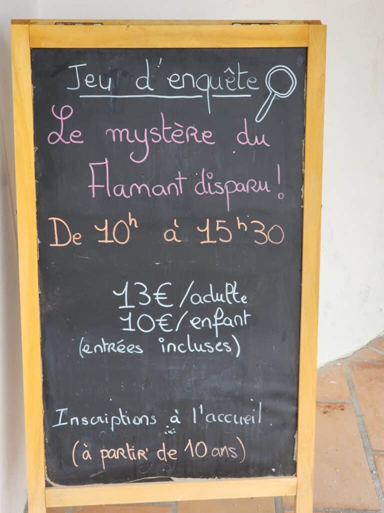 Tarifs de l'escape game au Pont de Gau