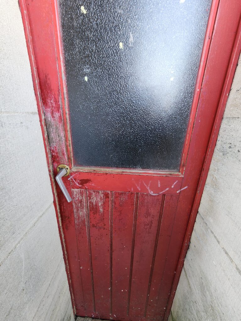 porte d'accès au beffroi