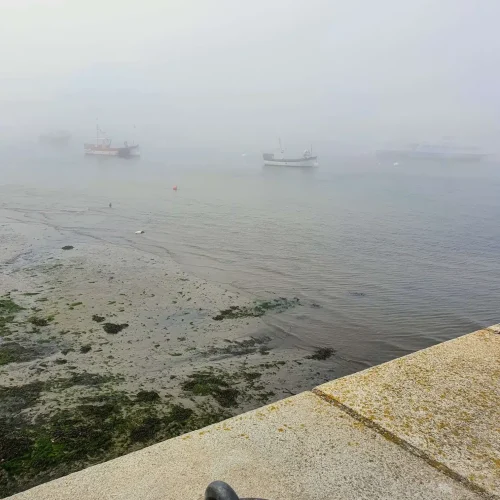 Brouillard à Benodet dans le Finistère